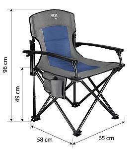 Scaun pliabil Nils Camp NC3075 Blue/Grey