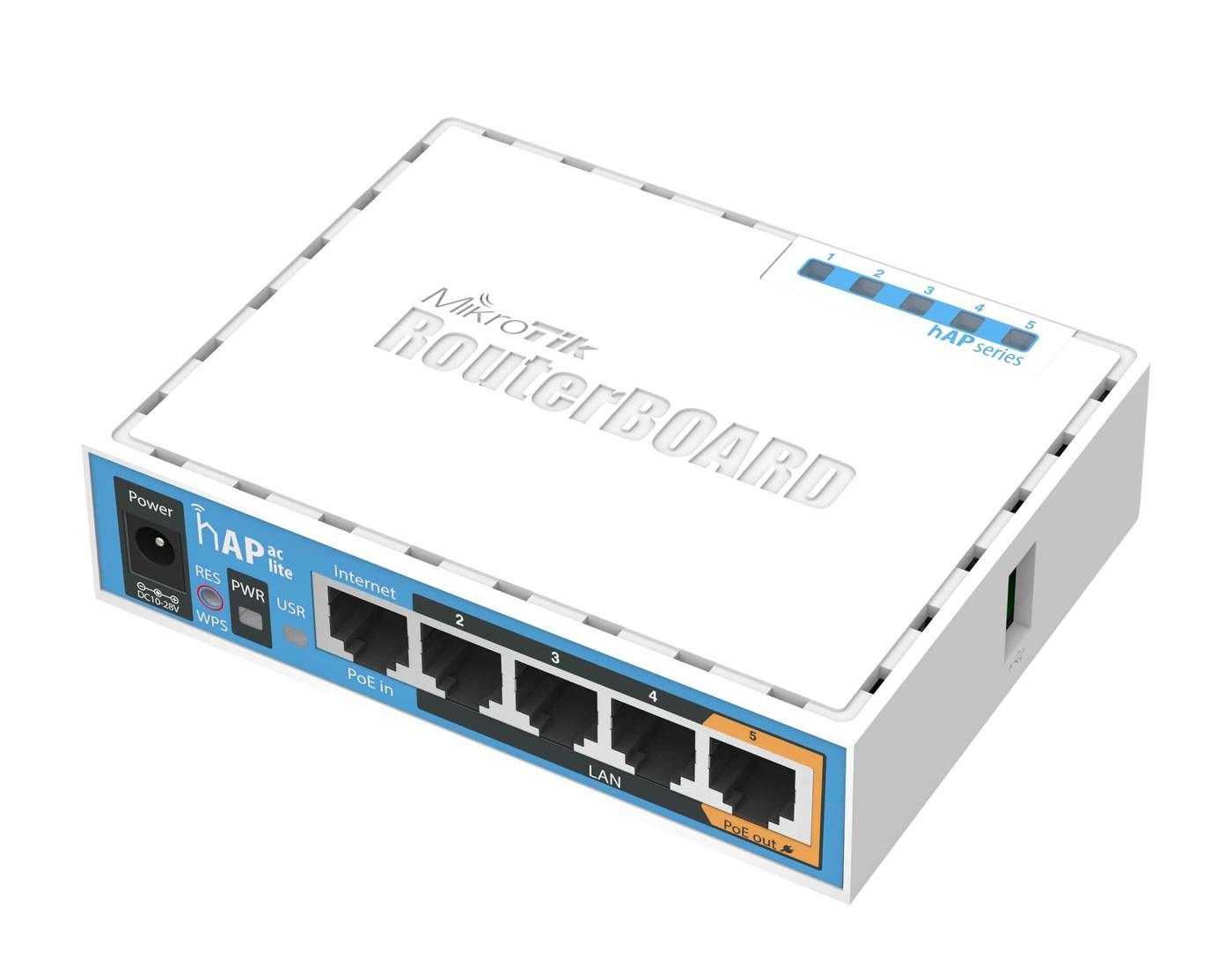 Router wifi MikroTik hAP ac lite (RB952Ui-5ac2nD)