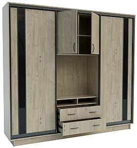 Living Confort-NV Universal 240x45x220 (2 PAL (CV lacobel)) Stejar Litoral Satinat