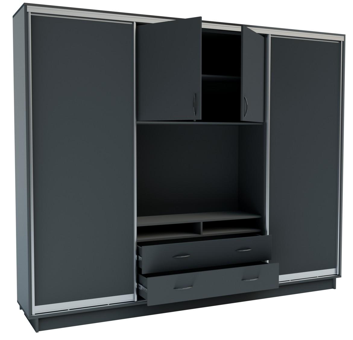 Living Confort-NV Universal 270x45x220 (2 PAL) Grafit Gri