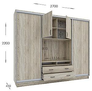Living Confort-NV Universal 270x45x220 (2 PAL) Grafit Gri