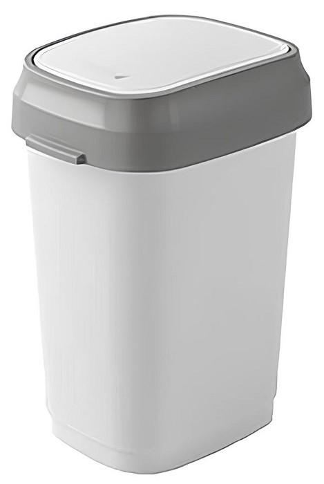 Cos de gunoi KIS cu capac batant 10l H33cm