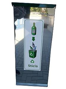 Cos de gunoi VLM Din inox pentru sortarea gunoiului