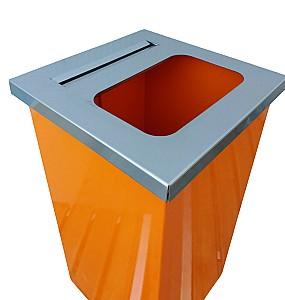 Cos de gunoi VLM Metal si inox (personalizata cu logotip)