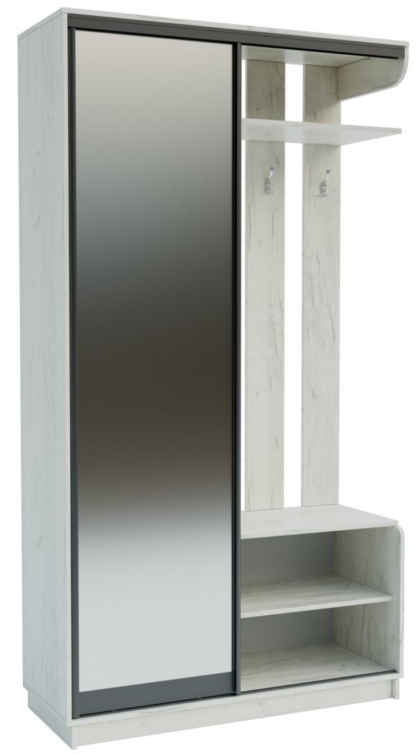 Antreu Confort-NV Alice L (1 oglinda) Stejar Kraft Alb