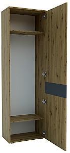 Dulap Confort-NV Urban Stejar Artisan(Maro)/Antracit(Gri)