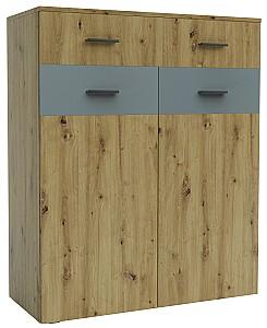 Comoda Confort-NV Urban L Stejar Artisan(Maro)/Chinchilla Gri