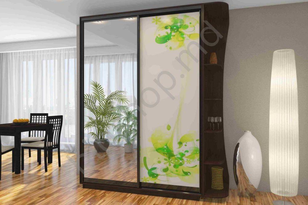 Dulap-cupe Confort-NV 2D Oglinda+foto imprimare (120x45cm)