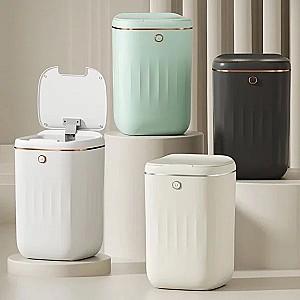 Cos de gunoi K-Home Cu sensor 22 L Black