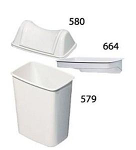 Cos de gunoi Marplast A57901+A58001+66401 White