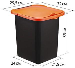 Cos de gunoi M Plastika Puro 18L М2475