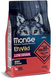 Hrana uscata pentru caini Monge BWILD LG ADULT Deer 2.5kg