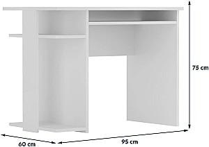 Masa de birou MG-Plus Table 950x600x750 White