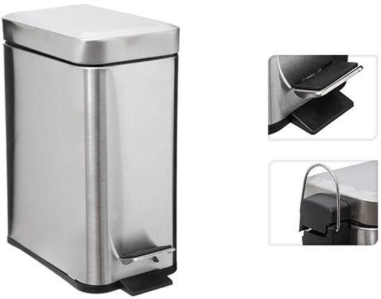 Cos de gunoi Five Poubelle 5l argintiu