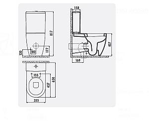 Vas WC Creavit Free FE360/MA410/KC0903/IT5130