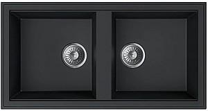 Chiuveta de bucatarie Milo Alpha ALP.C.2KBO-A Carbon Black