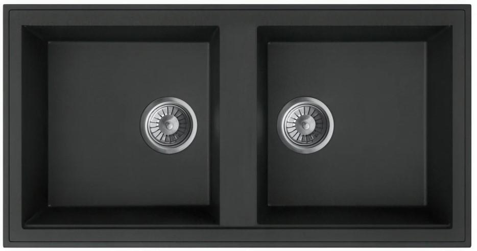 Chiuveta de bucatarie Milo Alpha ALP.G.2KBO-A Graphite Rock