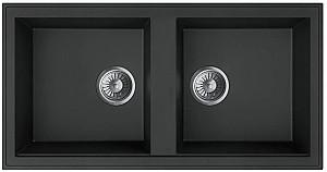 Chiuveta de bucatarie Milo Alpha ALP.G.2KBO-A Graphite Rock