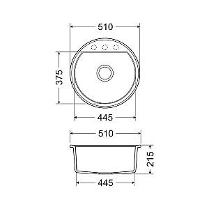 Chiuveta de bucatarie Milo Essence ESS.M.1KBO.BU-A Magnesia White