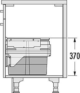 Cos de gunoi Hailo Cargo Basic 500