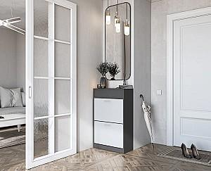 Dulap pentru incaltaminte MG-Plus Sydney Grafit(Gri)/Alb