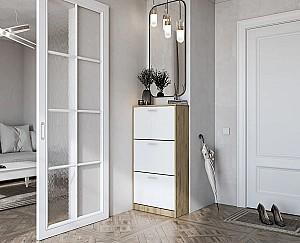 Dulap pentru incaltaminte MG-Plus Brisbane Kraft Auriu/Alb