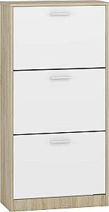 Dulap pentru incaltaminte MG-Plus Brisbane Stejar Sonoma(Bej)/Alb