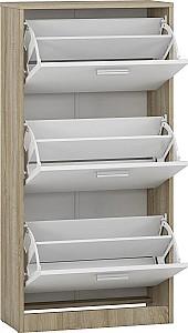 Dulap pentru incaltaminte MG-Plus Brisbane Stejar Sonoma(Bej)/Alb