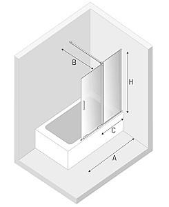 Paravan pentru cada New Trendy Smart 120×150 EXK-4098