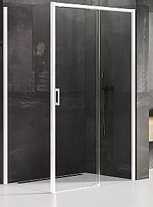 Cabina de dus New Trendy Prime White L Quadrant 100x80x200 Hinged D-0400A/D-0219B