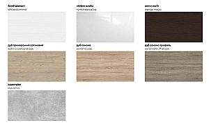 Dulap-cupe Confort-NV 190x60 cm (3 sablare / argint) Nimphea Alb