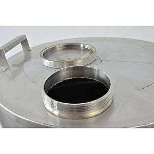 Butoi de inox Tehno Ms cu capac 180l