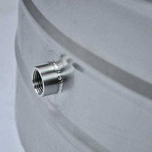 Butoi de inox Tehno Ms cu capac 180l