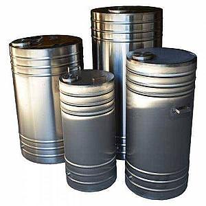 Butoi de inox Tehno Ms cu capac 180l