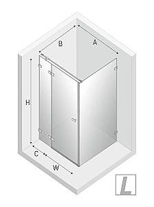 Cabina de dus New Trendy Avexa Copper 90x90x200 1/L EXK-3553