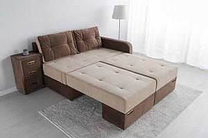 Canapea coltar IM Madrid Dream Velvet 202.13 (Bej) / 202.17 (Maro)