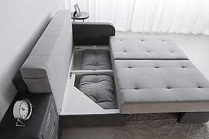 Canapea coltar IM Madrid Dream velvet 202.13 (Gri Deschis) / 202.17 (Gri Închis)