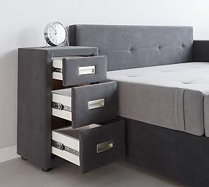 Canapea coltar IM Madrid Dream velvet 202.13 (Gri Deschis) / 202.17 (Gri Închis)