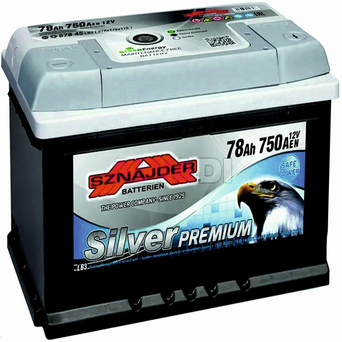 Acumulator auto Sznajder SilverPremium 78Ah 750A