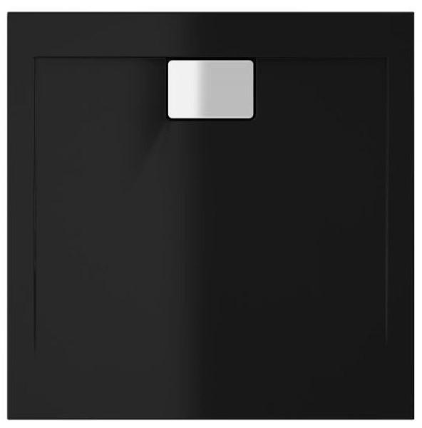 Cadita de dus Polimat VEGAR Black 90x90x1.5×4.5