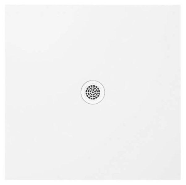 Cadita de dus Polimat Fresco White Matte 80x80x2.5 (18860)