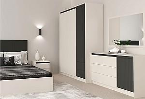 Comoda Yasen Monako KOM1D3S Cașmir (Bej) / Elegant Gri Softtouch