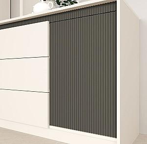 Comoda Yasen Monako KOM1D3S Cașmir (Bej) / Elegant Gri Softtouch