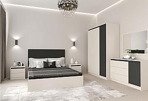 Set dormitor Yasen Monako Nr.1 Cașmir (Bej) / Elegant Gri Softtouch