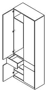 Antreu Yasen Verto Stejar Sonoma / Cașemir (Bej)