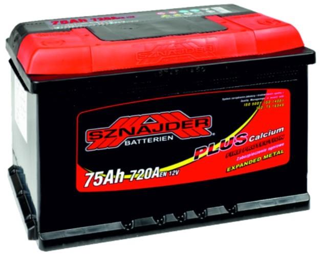 Acumulator auto Sznajder 75 Ah Plus (+левый)