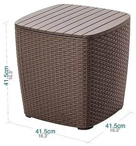 Set mobila de gradina Sonmez Capri Star Mocca (maro)