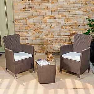 Set mobila de gradina Sonmez Capri Star Mocca (maro)