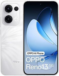 Telefon mobil Oppo Reno 13 5G 12/256GB Plume White + OPPO TWS Headphones Enco Air 4