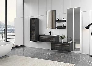 Dulap sub lavoar Orka Urban 81 Black